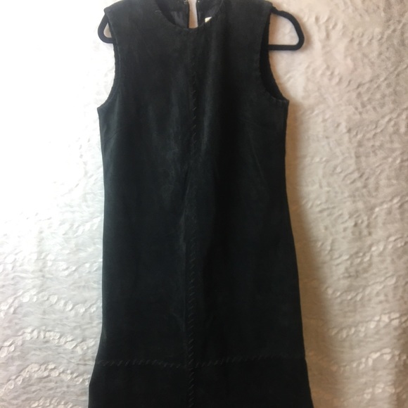 Round Robin Dresses & Skirts - VTG Round Robin Leather Maxi Dress size large B14